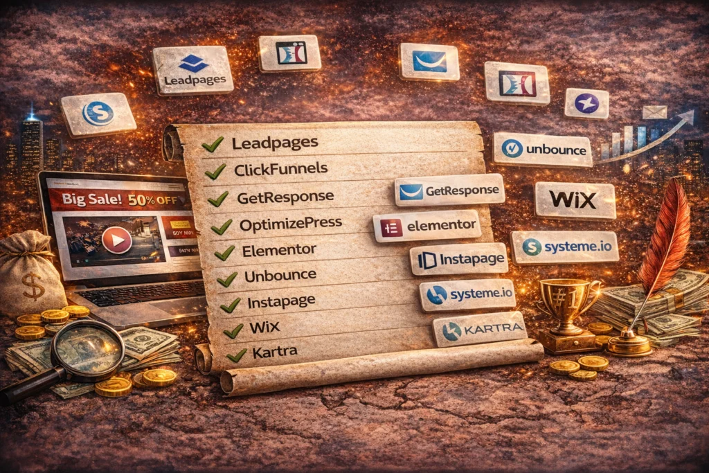 10 เครื่องมือสร้าง Landing Page ยอดนิยม