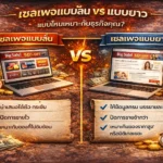 เซลเพจแบบสั้น vs แบบยาว